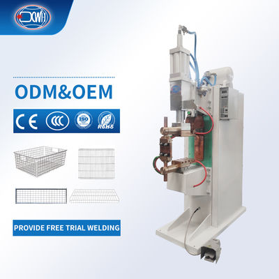 Goede prijs. Stalen draadgordelprojectie met enkel hoofd Pneumatische lijnspotsweldmachine online