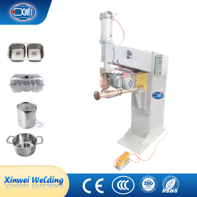 Verticale ronde rollende rollen naad lasmachine