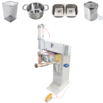 Duct Pipe Longitudinal Straight Line Resistance Storage Tank Seam Welding Machine