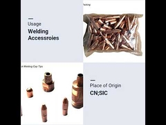 28 mm punt lassen koper elektroden, hoge hardheid punt lassen spuitstuk