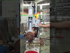 The metal sheet's welding of seam welder