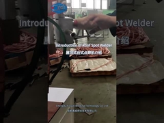 Laswerk van aluminiumplaat met tafelspotsweismachine van het daktype