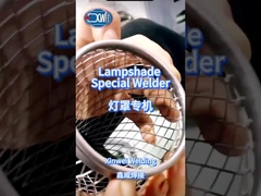 Lassen van de lampenscherm met een vaste pleklasser