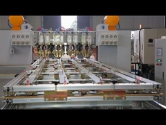 Verwarming van het ventilatiekanal van een multihead spotweldmachine