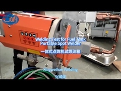 Brandstofreservoir voor het lassen met hangend puntlassen