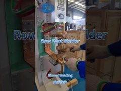 Projectie enkel hoofd pneumatische rij spot lasmachine voor draadnet