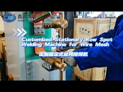 Weldingmachine voor kleine herstelkist Welded shelf mesh spot welding