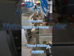 Het lassen van zuigerstangen met een automatische projectielasmachine