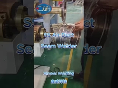 Lassen van luchtleidingen van roestvrij staal met naadlassen