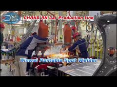 De in de automobielindustrie gebruikte ophangingsspotsweismachine